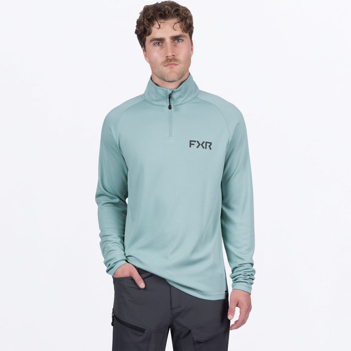 FXR Pilot UPF 1/4 Zip Longsleeve in Bermuda