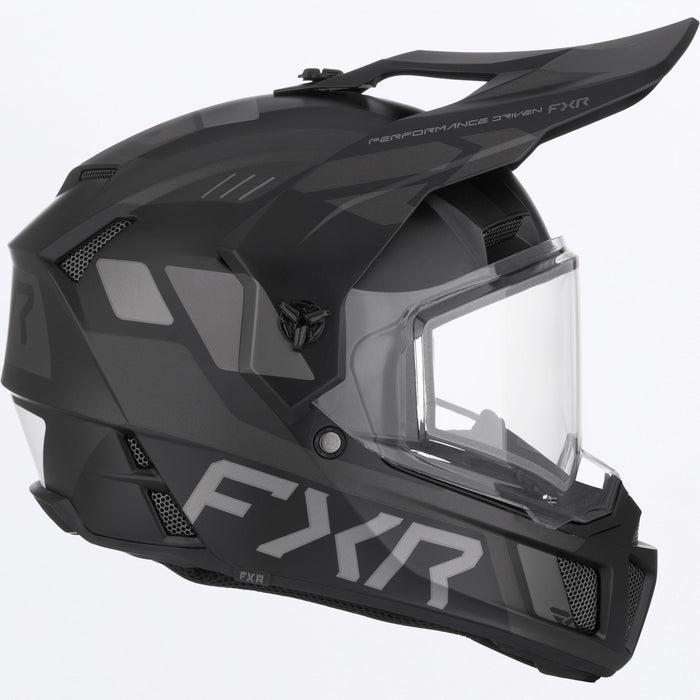 FXR YOUTH CLUTCH X HELMET 2025 - Black Ops