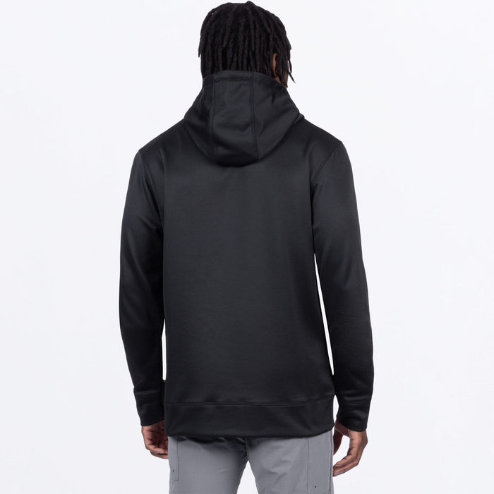FXR PRO FISH TECH PULLOVER HOODIE 2025 in Black/Red