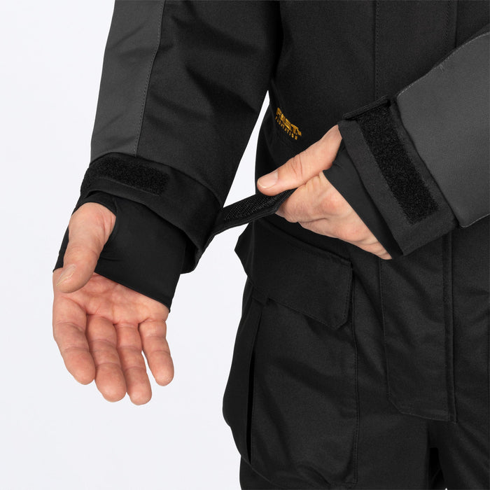 FXR SVALBARD F.A.S.T.™ Insulated Monosuit inBlack/Asphalt/Kash