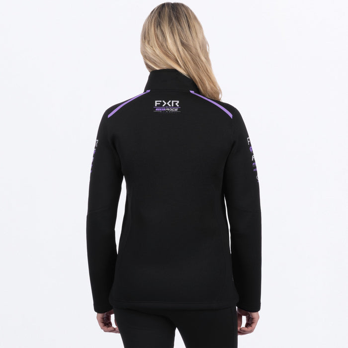 FXR RACE DIVISION TECH ZIP-UP 2025 - Black/Amethyst