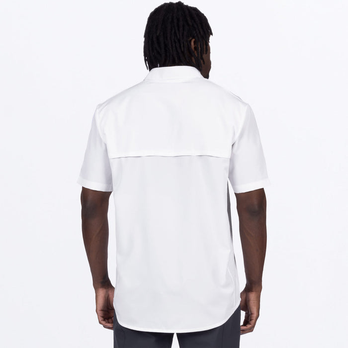 FXR BREEZE UPF SHORT SLEEVE SHIRT 2025 in White