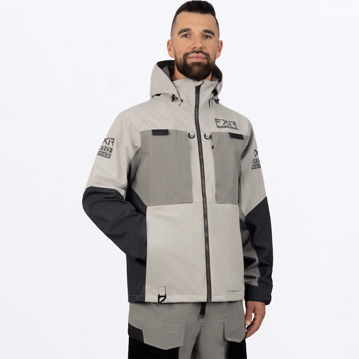 FXR Vapor Pro Tri-Laminate Jacket in Grey/Char