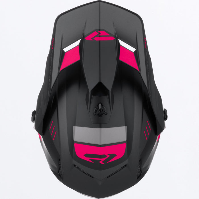 FXR YOUTH CLUTCH X HELMET 2025 - Black/Razz