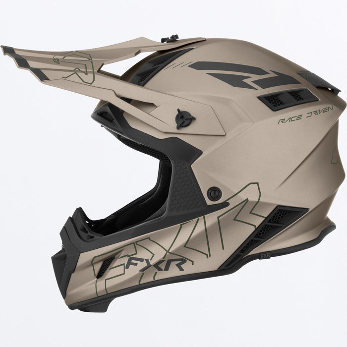 FXR HELIUM PRIME HELMET 2025 - Stone/Army