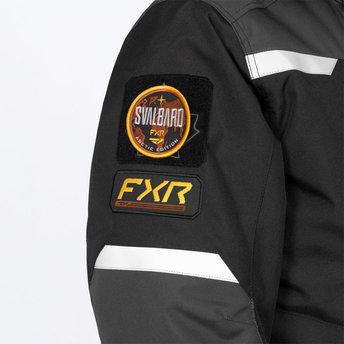 FXR SVALBARD F.A.S.T.™ Insulated Monosuit inBlack/Asphalt/Kash