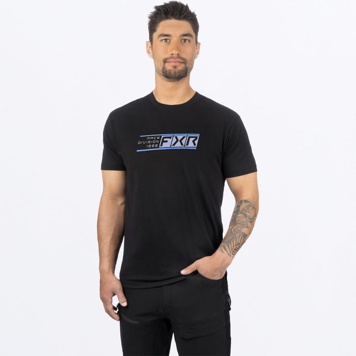 FXR RUSH PREMIUM T-SHIRT in Black/Blue