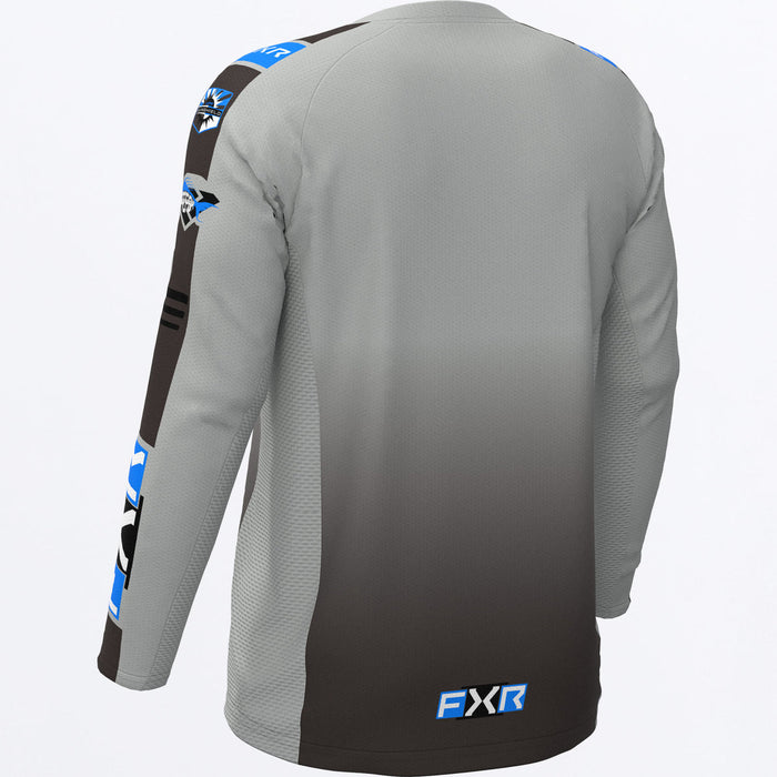 FXR  TOURNAMENT AIR UPF LONGSLEEVE 2025 in Grey/Blue
