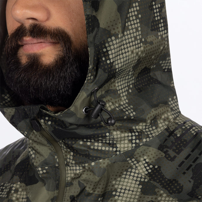 FXR ADVENTURE LITE TRI-LAMINATE JACKET in Army Drift Camo