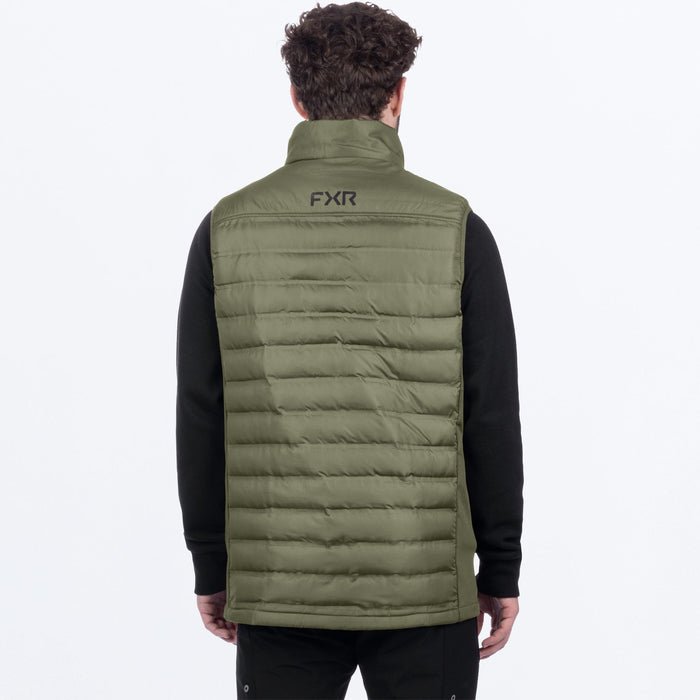 FXR PODIUM HYBRID QUILTED VEST 2025 - Moss