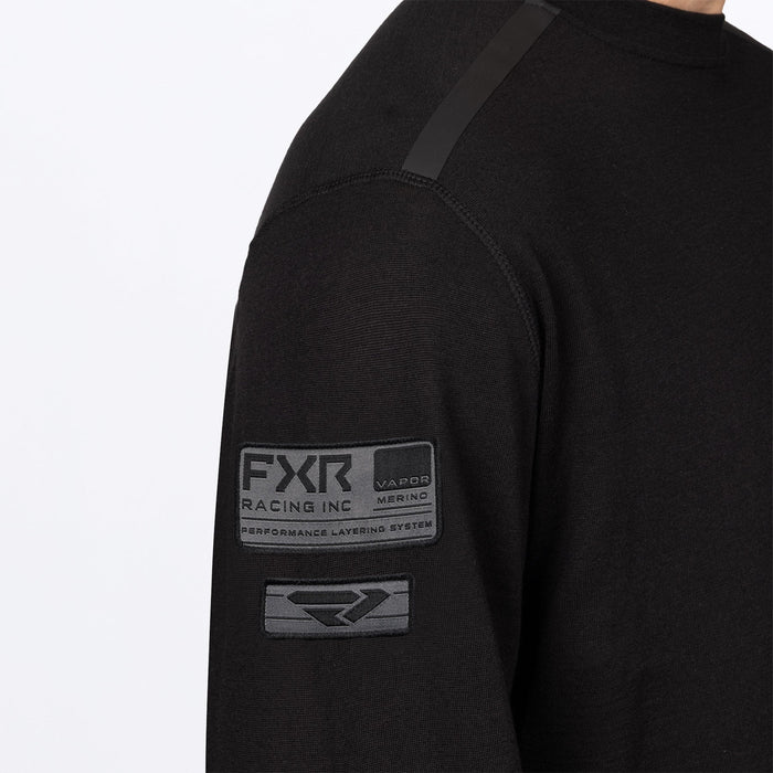 FXR VAPOR MERin O LONGSLEEVE in Black