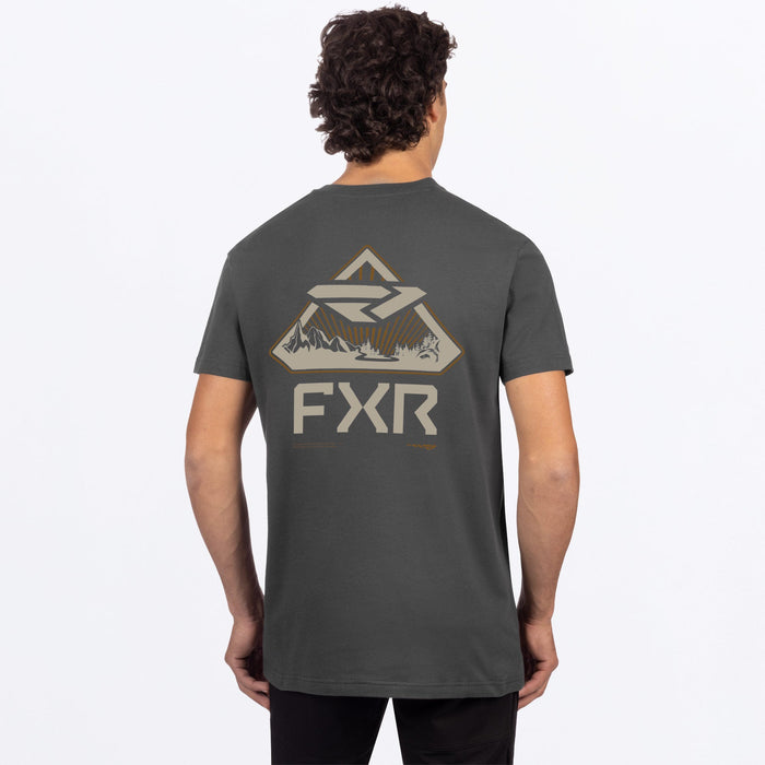 FXR COAST 2 COAST PREMIUM T-SHIRT 2025 - Asphalt/Stone
