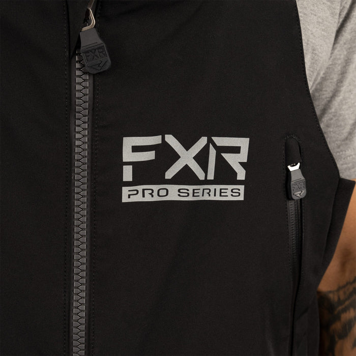 FXR Vapor Pro Tri-Laminate Bib Pants in Black 