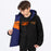FXR YOUTH ASCEND REVERSIBLE JACKET in Deep Cobalt/Jaffa Orange