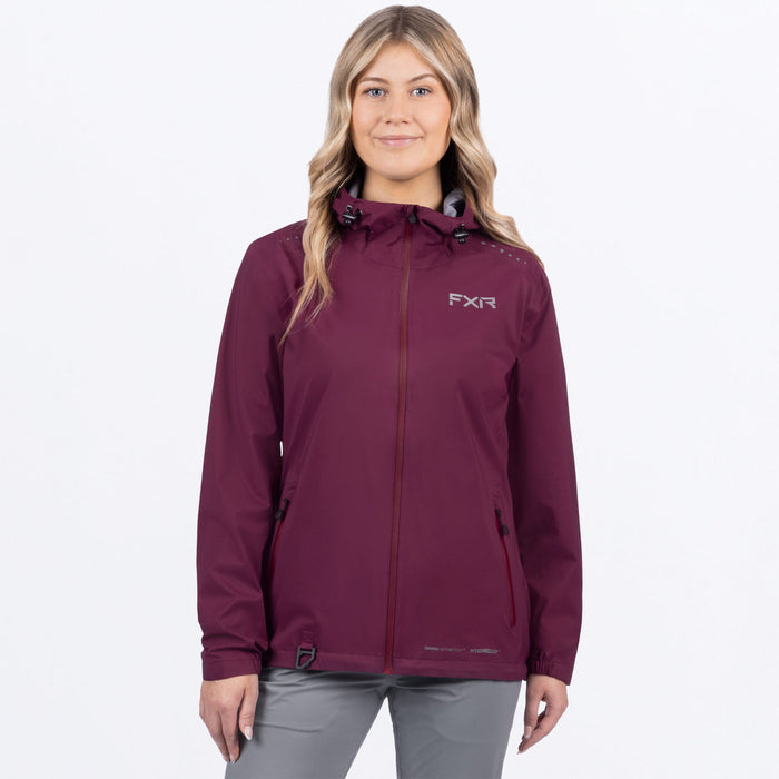 FXR Adventure Lite Tri-Laminate Women's Jacket in Merlot