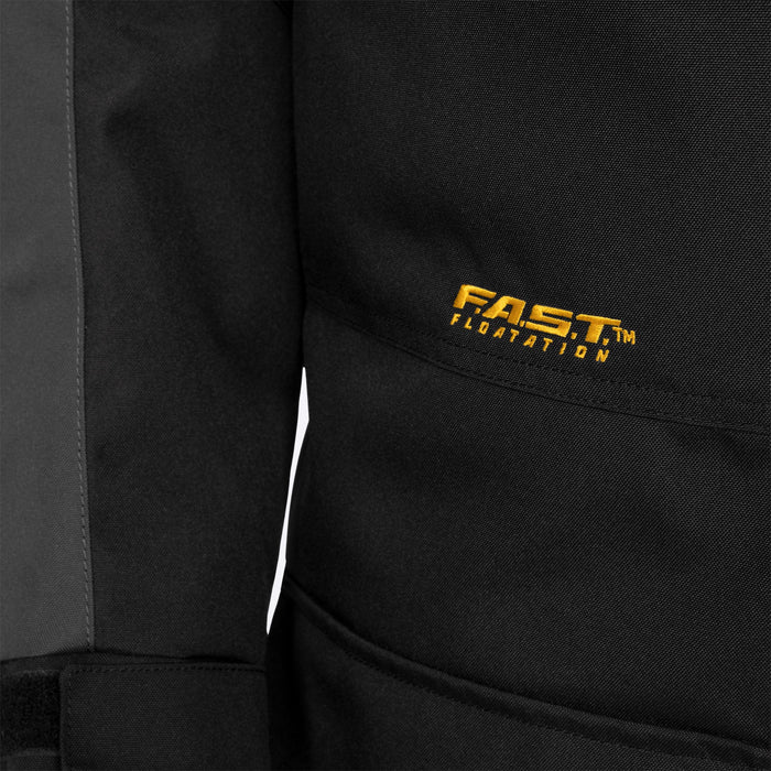 FXR SVALBARD F.A.S.T.™ Insulated Monosuit inBlack/Asphalt/Kash