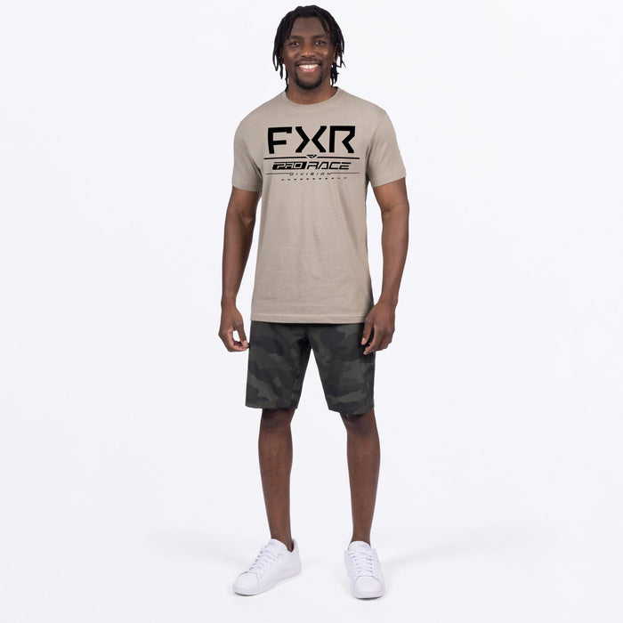 FXR RACE DIVISION PREMIUM T-SHIRT 2025 - Stone/Black