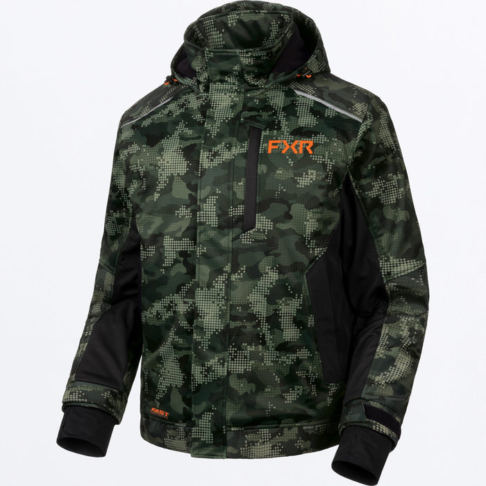 FXR EVOLUTION MEN’S OUTDOOR F.A.S.T.™ TECH SHELL JACKET 2025 - Olive Drift Camo