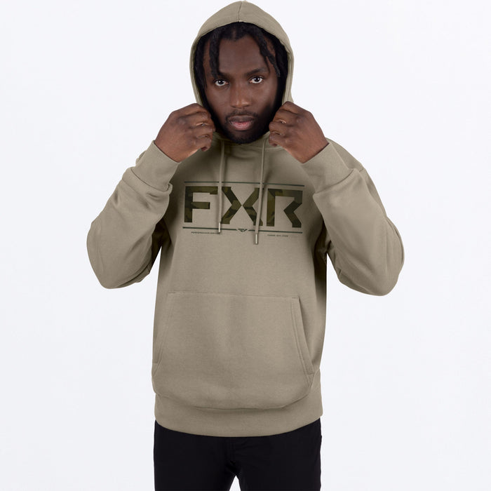 FXR CORE COTTON PULLOVER HOODIE 2025 - Stone/Army Camo