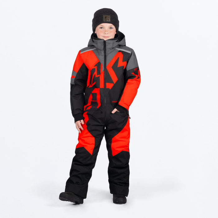 FXR CHILD COLD CROSS CX MONOSUIT 2025 - Red/Black