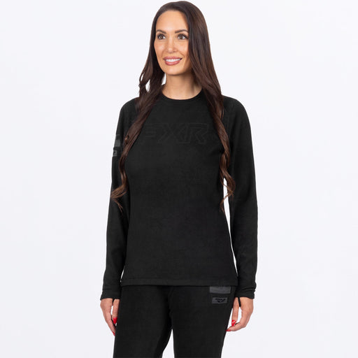 FXR WOMEN'S PYRO THERMAL LONGSLEEVE in Black