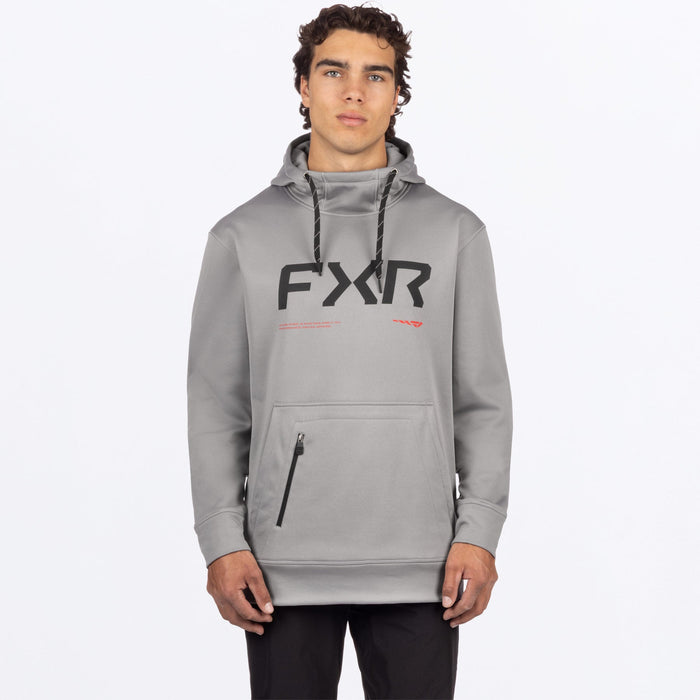 FXR HYDROGEN TECH PULLOVER HOODIE 2025 - Grey/Red
