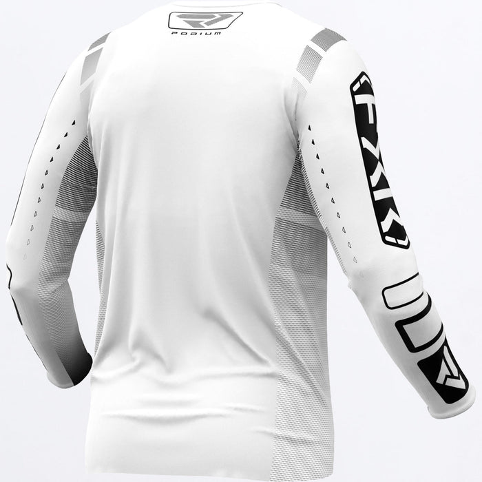 FXR PODIUM YOUTH JERSEY 2025 in White/Black