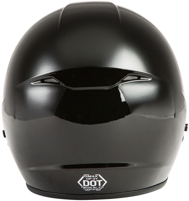 GMAX OF-2 Solid Helmet in Black 