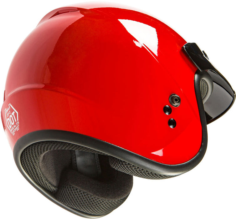 GMAX OF-2 Solid Helmet in Red