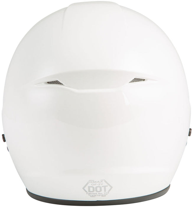 GMAX OF-2 Solid Helmet in White