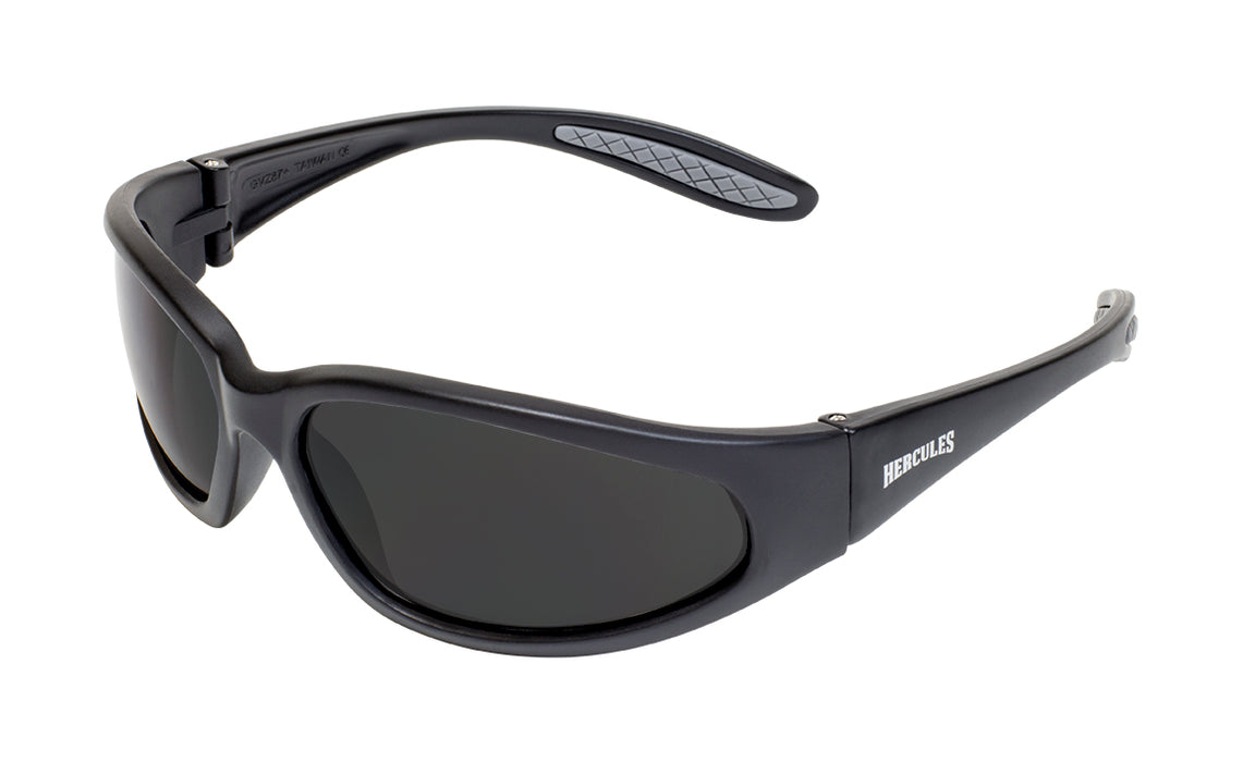 GLOBAL VISION HERCULES 1 SUNGLASSES in Black - Smoke Lens*