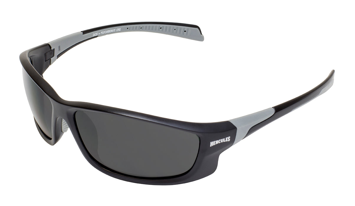 GLOBAL VISION HERCULES 5 SUNGLASSES in Black - Smoke Lens*