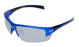 GLOBAL VISION HERCULES 7 SUNGLASSES in Blue - Mirror Lens