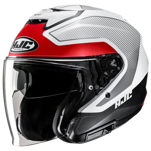 HJC i31 TEVIS HELMET 2025 IN Semi-flat White/Red