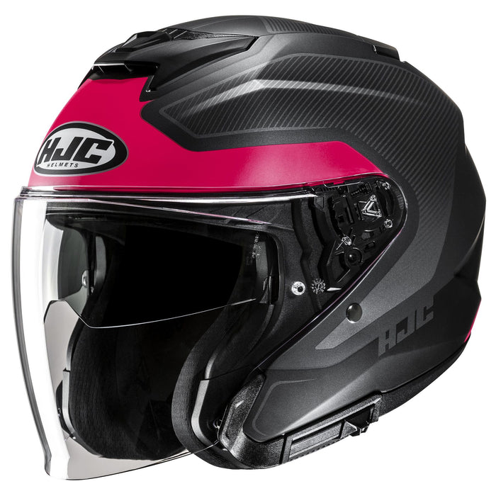 HJC i31 TEVIS HELMET 2025 IN Semi-flat Black/Pink
