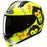 HJC C10 GETI HELMET IN Semi-flat Hi-Viz