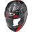 HJC i10 PITFALL HELMET 2025 IN Semi-flat Black/Red