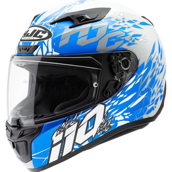 HJC i10 PITFALL HELMET 2025 IN Semi-flat Gray/Blue