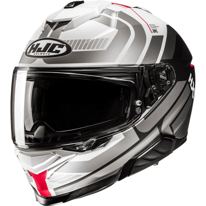 HJC i71 VIZ HELMET 2025 IN Semi-flat Red/Gray