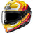 HJC i71 VIZ HELMET 2025 IN Semi-flat White/Orange