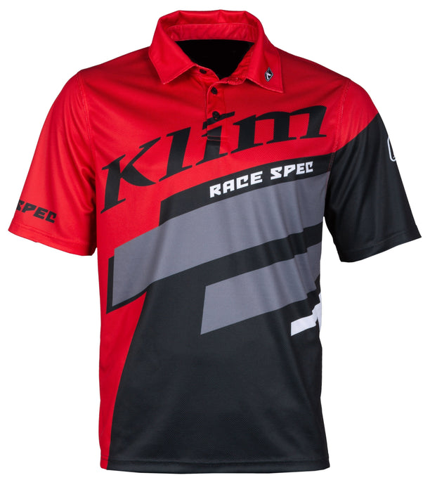 KLIM Race Spec Polo Men's Casual Klim High-Risk Red SM 