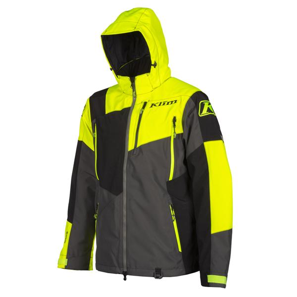 KLIM Storm Jackets - NEW COLORWAY! Men's Snowmobile Jackets Klim Hi-Vis SM 