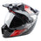 KLIM KRIOS PRO SPECTRUM HELMET - ECE/DOT in Spectrum Black - Fiery Red