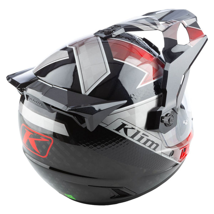 KLIM KRIOS PRO SPECTRUM HELMET - ECE/DOT in Spectrum Black - Fiery Red