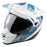 KLIM KRIOS PRO SPECTRUM HELMET - ECE/DOT in Spectrum White - Blue