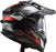 LS2 EXPLORER CARBON FRONTIER HELMET 2026 in Glossy Titanium/Red