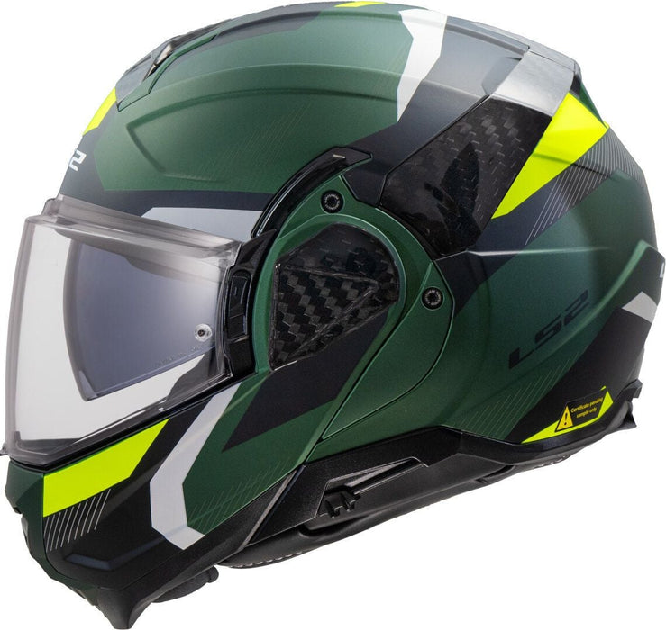 LS2 ADVANT II TRIPLE HELMET  in Matte Olive