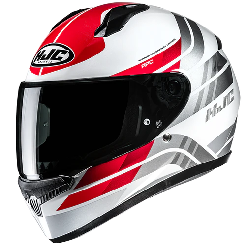 HJC C10 HIPER HELMET 2026 in White/Red