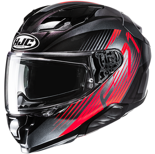 HJC F71 CATOS HELMET 2026 in Gray/Red