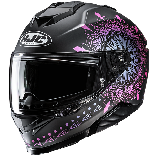 HJC i71 NIEL HELMET 2026 in Black/Pink/Purple